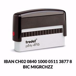 Bild für Kategorie IBAN Stempel